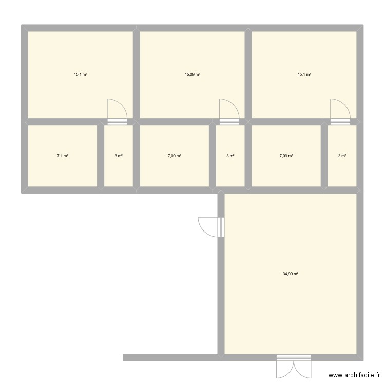 plan cazres 2. Plan de 0 pièce et 0 m2