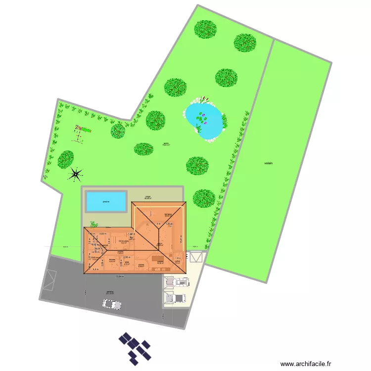 maison saint didier 07200 0077. Plan de 18  et 2373 m²