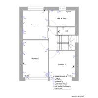 chalet zinc 1er etage prise de courant