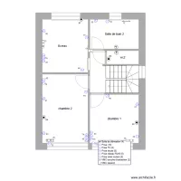 chalet zinc 1er etage prise de courant