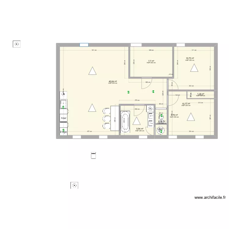 Fousseret combles. Plan de Fousseret combles. Plan de