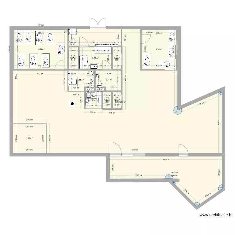 Microcr&egrave;che Le Jardin des ages. Plan de 