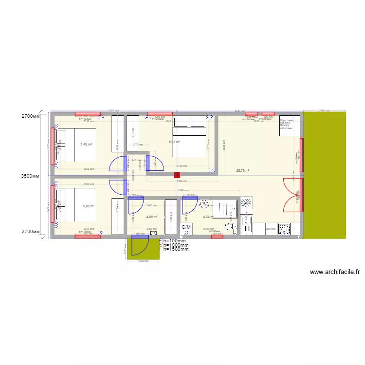 Приворот. Plan de 