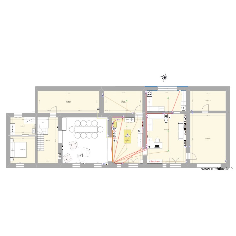 Cuisine & co. Plan de 0 pièce et 0 m2