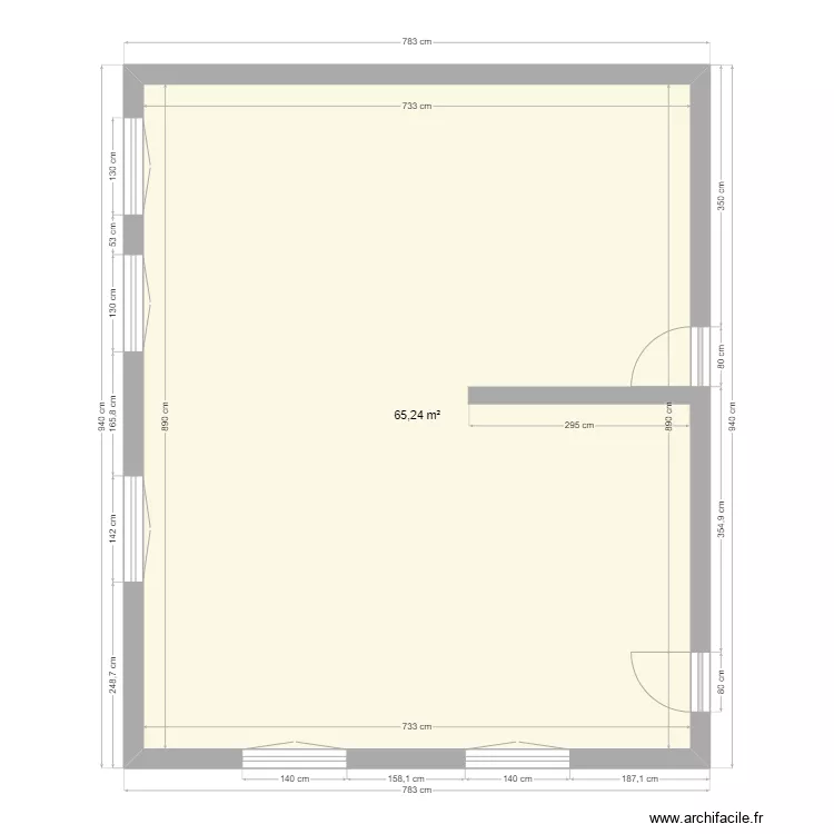 atteleir/ ussel. Plan de 