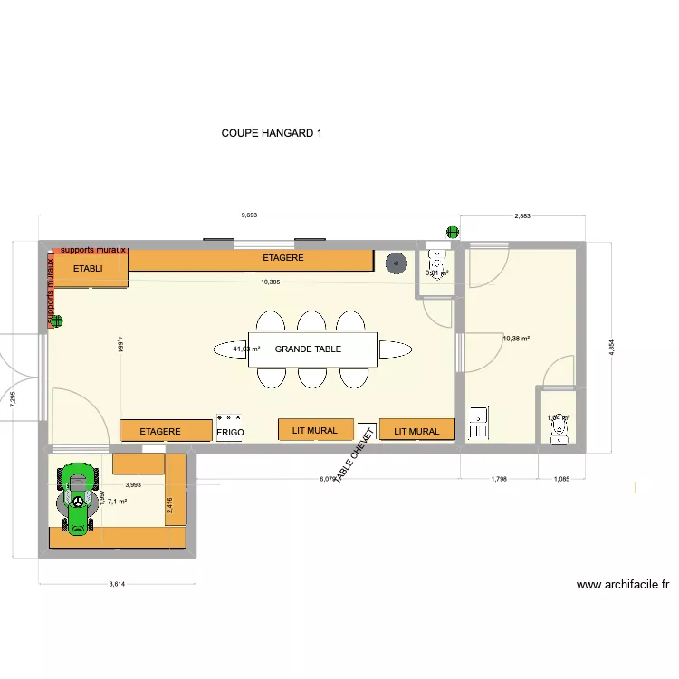 HANGARD 9. Plan de HANGARD 9. Plan de