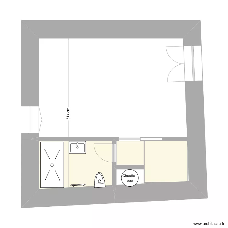 Bergerie ET1.1 SDB 20241125. Plan de 