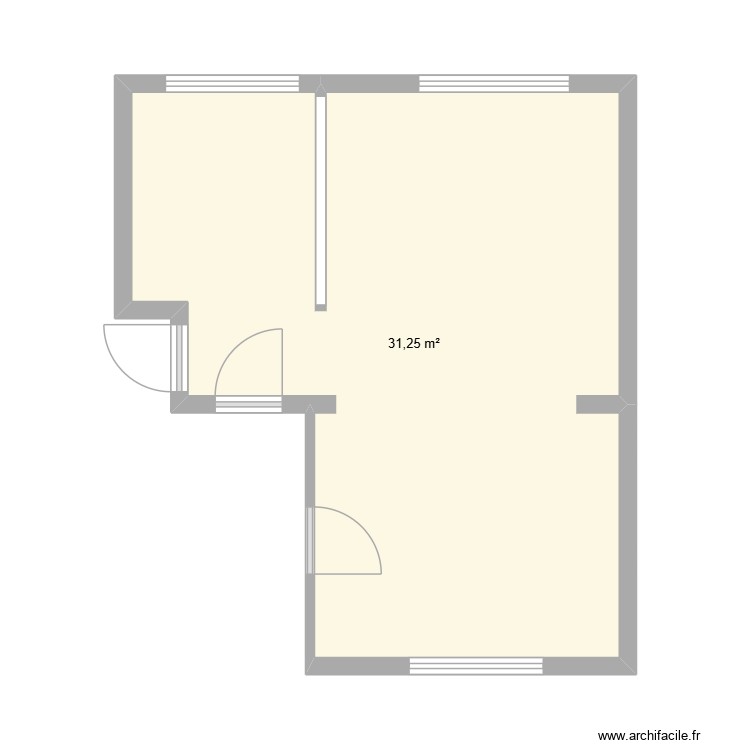 Rez C. Vancamplaan. Plan de 0 pièce et 0 m2