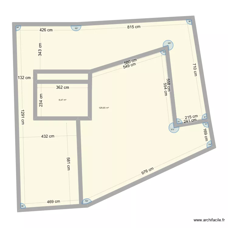 PLAN EXTERIEUR FOIX. Plan de 