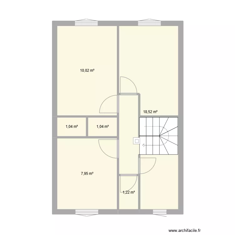 Andréa. Plan de 6 Pièces et 40 m² Andréa. Plan de 6 Pièces et 40 m²