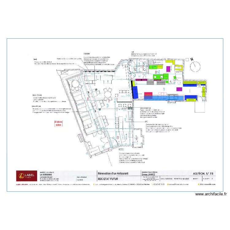 la petite bergerie. Plan de la petite bergerie. Plan de