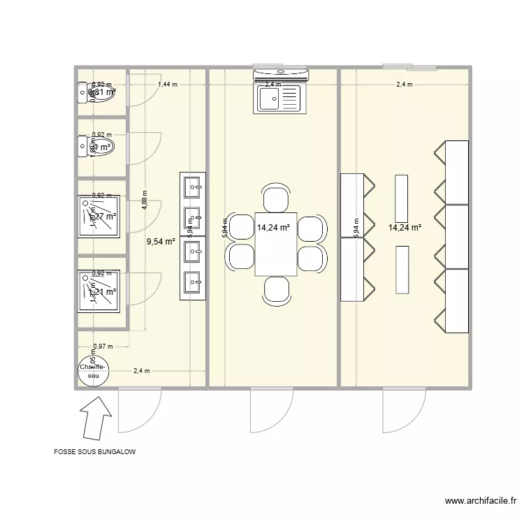 EIFFAGE CHANTIER SAINT LEGER SOUS BEUVRAY 71. Plan de 