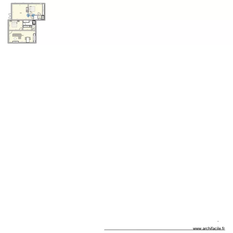 montauban rez de chausse Cambis. Plan de 4 Pièces et 92 m² montauban rez de chausse Cambis. Plan de 4 Pièces et 92 m²