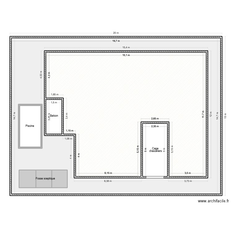 1111. Plan de 8 pièces et 467 m2