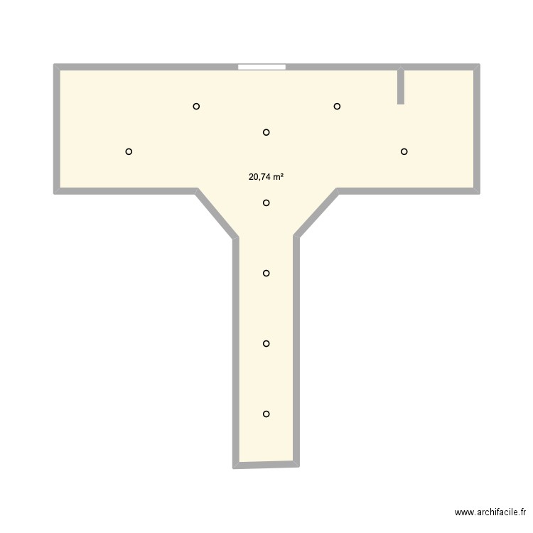 spots patio. Plan de 0 pièce et 0 m2