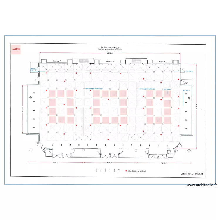 plan Hotel Fairmont. Plan de 