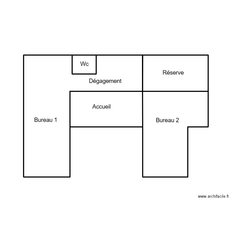 QUIMPER LEBERRE DOMINIQUE. Plan de 5 pièces et 31 m2