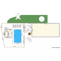 Am&eacute;nagement Piscine et patio - pavillon et cabanon - patio 15x15