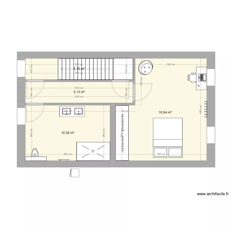 ETAGE 1 -bis. Plan de ETAGE 1 -bis. Plan de