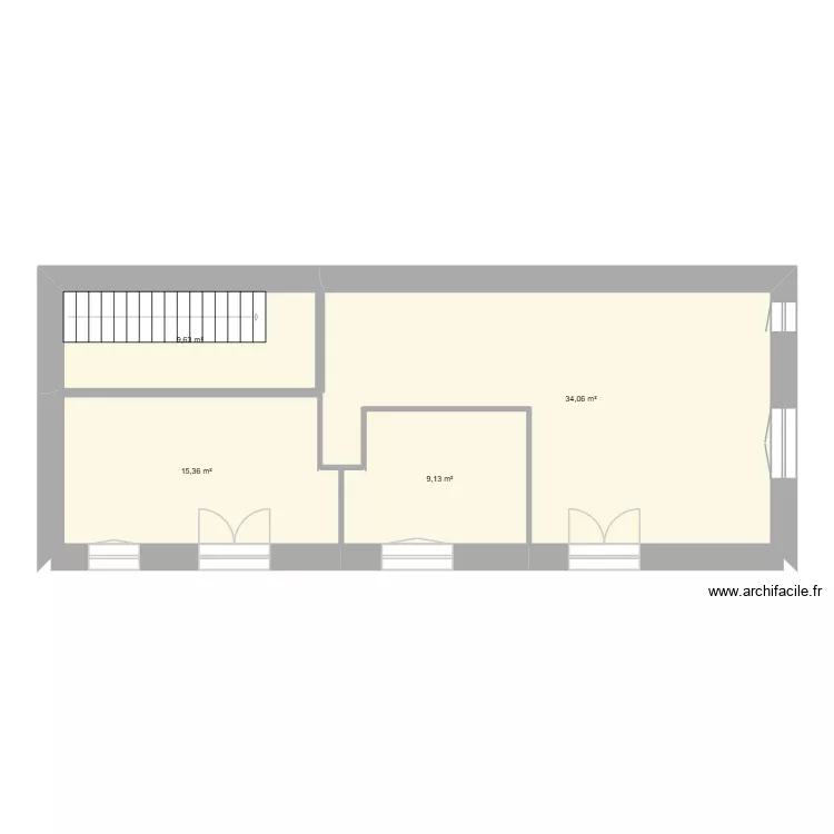 R+1. Plan de 4 et 68 m² R+1. Plan de 4 et 68 m²