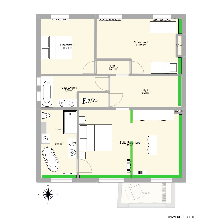 Maison Colombes - 231116. Plan de 20 pièces et 154 m2