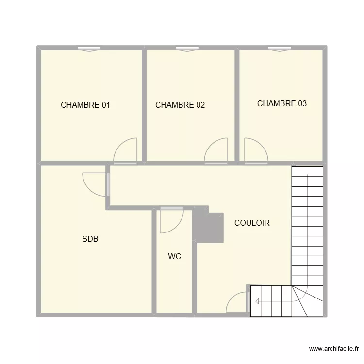 BONNAFOUX AIMARGUES. Plan de 8 Pièces et 46 m²
