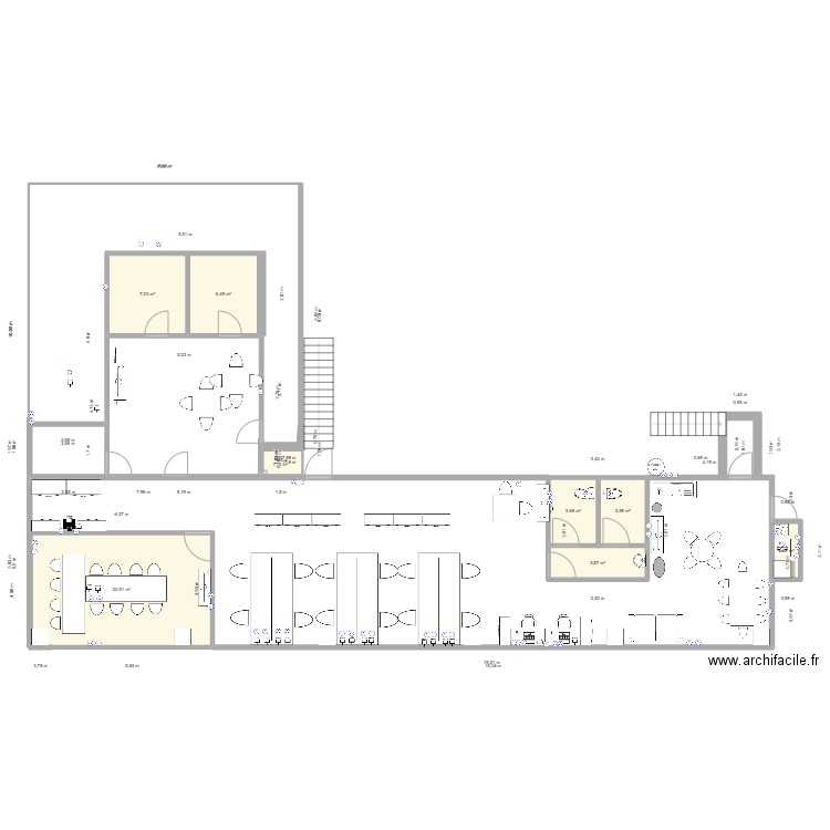 THELUS 10. Plan de 8 pièces et 51 m2