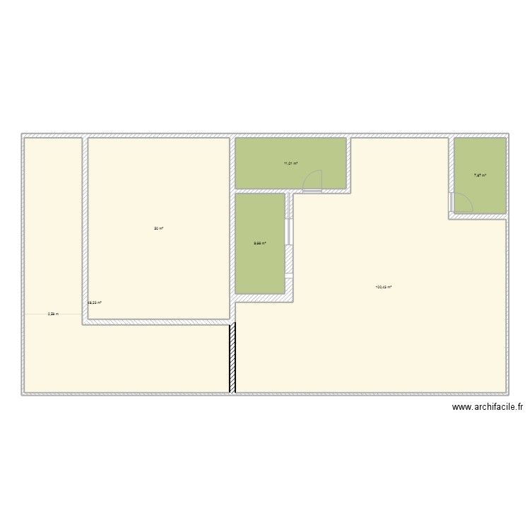 Acacias7. Plan de 6 pièces et 227 m2