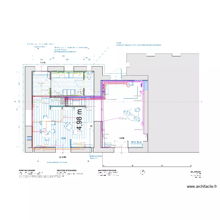 Cahagne RDC. Plan de Cahagne RDC. Plan de