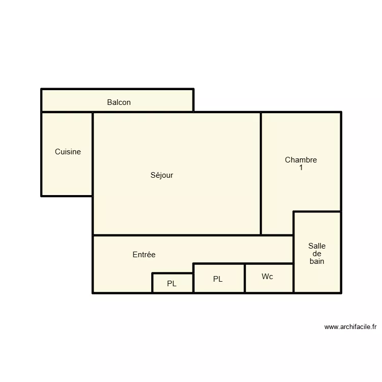 QUIMPER GLOANEC. Plan de 