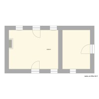 Salle de ping-pong plan masse habitation