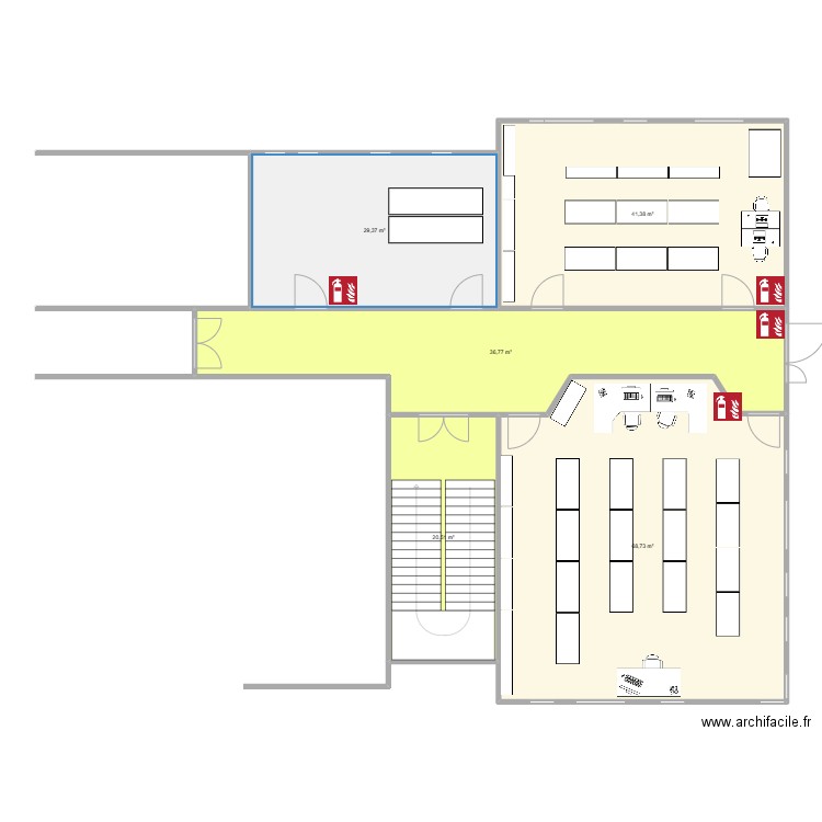 GESCIA implantation. Plan de 0 pièce et 0 m2