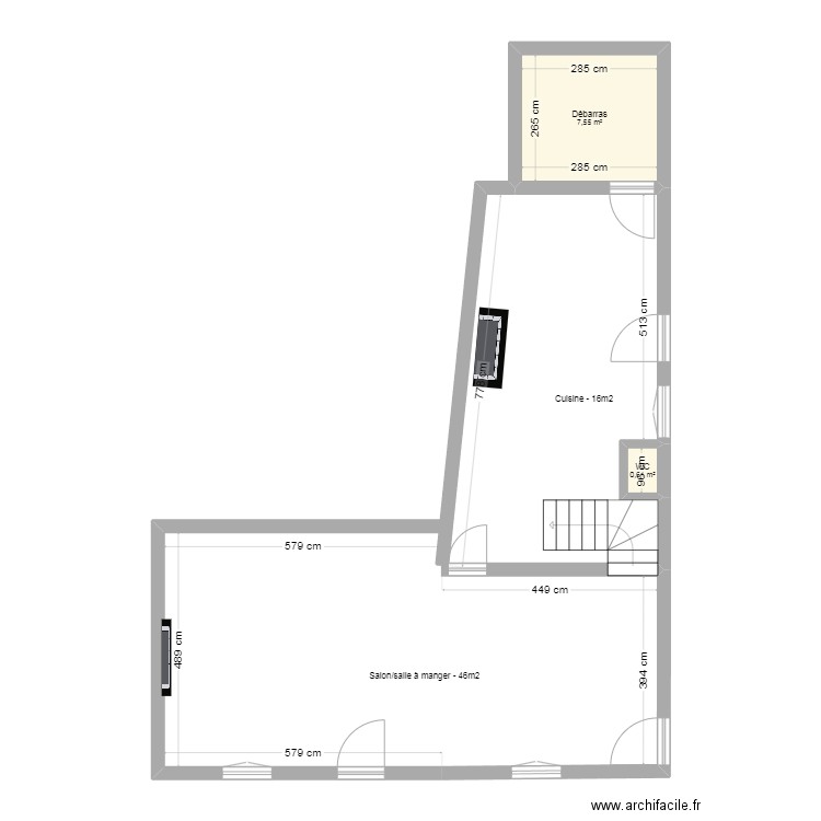 RDC BRIANCON B. Plan de 0 pièce et 0 m2