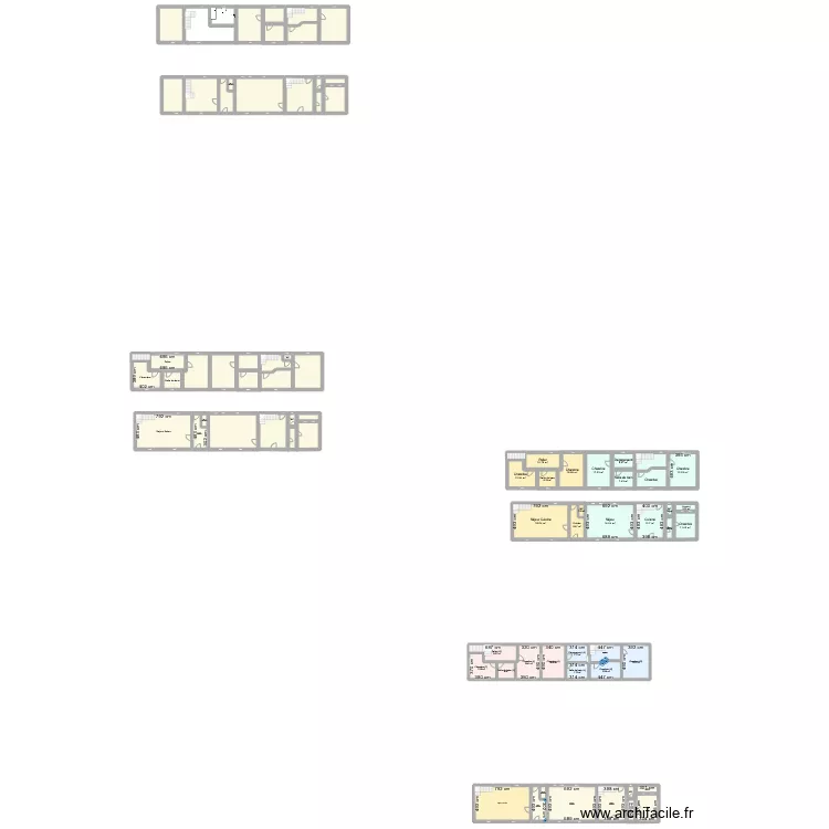 Longère du Pressoir - Champvallon. Plan de Longère du Pressoir - Champvallon. Plan de