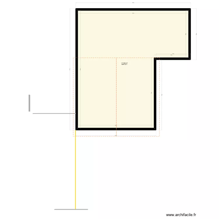 AMENAGEMENT EXTERIEUR. Plan de 1 et 118 m² AMENAGEMENT EXTERIEUR. Plan de 1 et 118 m²