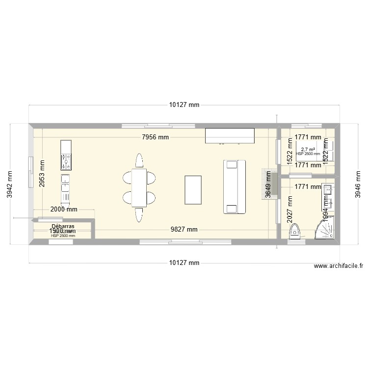 la grange. Plan de 0 pièce et 0 m2