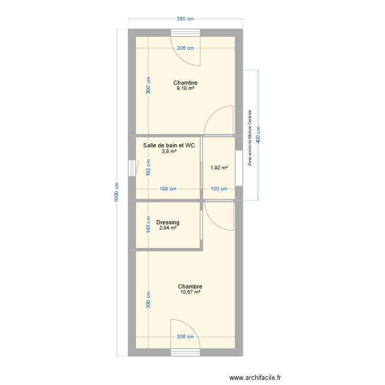 Module 1d. Plan de 0 pièce et 0 m2