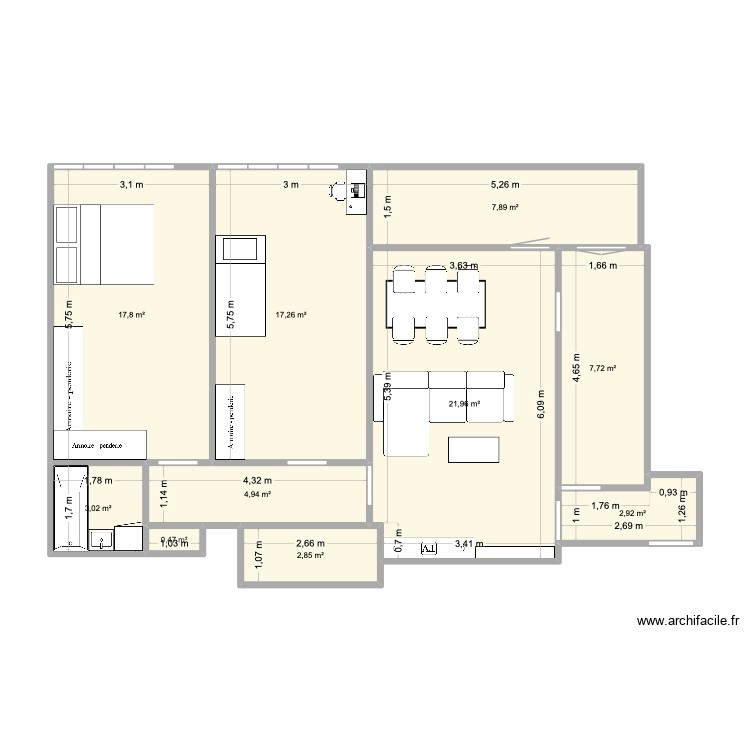 Appart du bonheur Morgines 41. Plan de 0 pièce et 0 m2