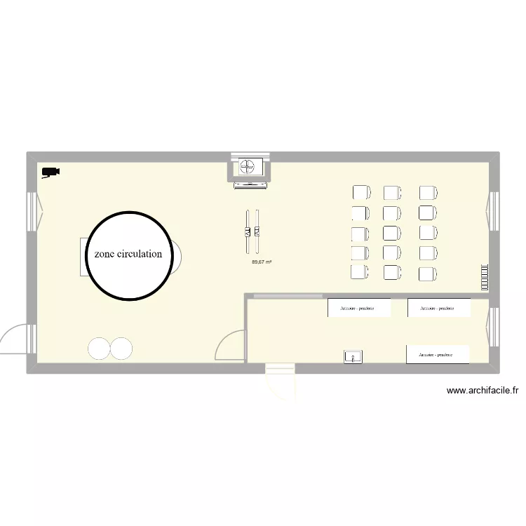 B2 Ecole Bloc Opératoire. Plan de 1 et 90 m² B2 Ecole Bloc Opératoire. Plan de 1 et 90 m²