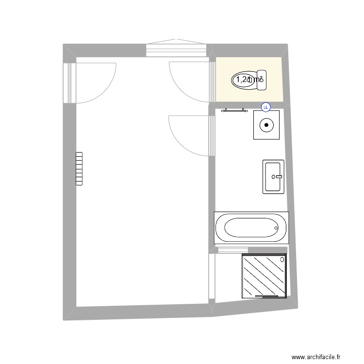 SdB3. Plan de 0 pièce et 0 m2