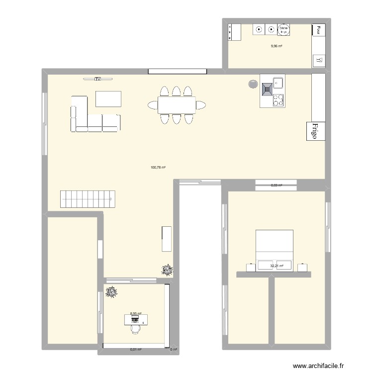 ma maison grande 1. Plan de 0 pièce et 0 m2