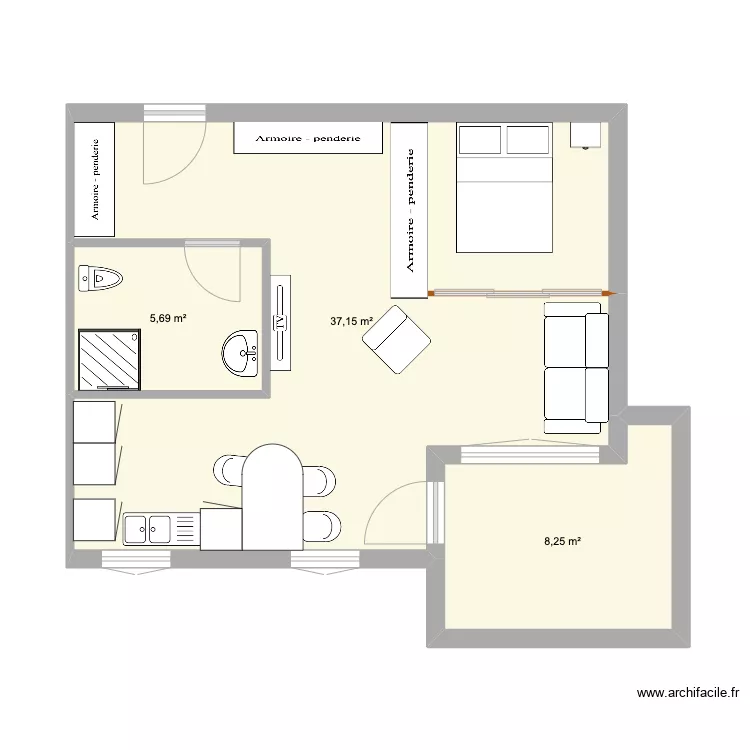 appt martin 5. Plan de 