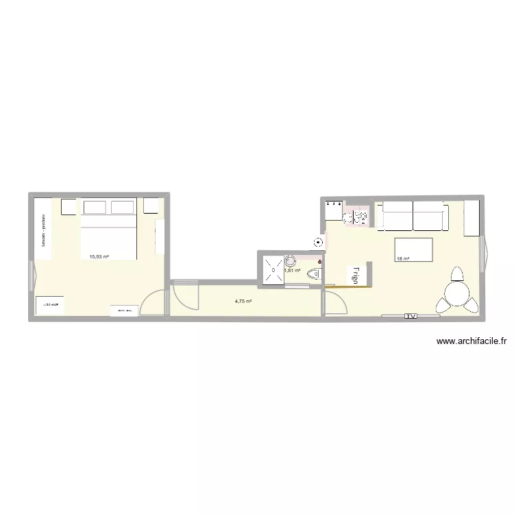 mon appartem 75014. Plan de mon appartem 75014. Plan de