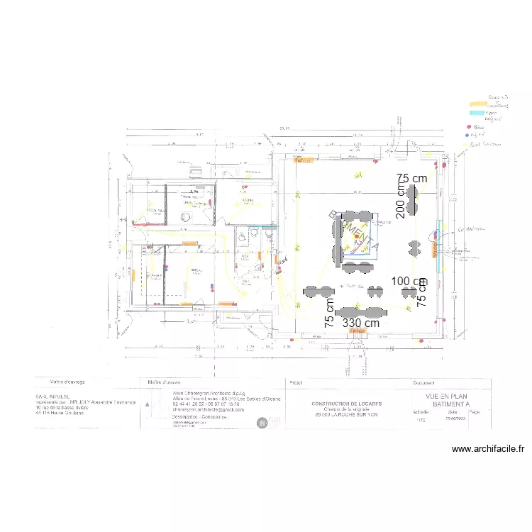 TABLES AGORA. Plan de 