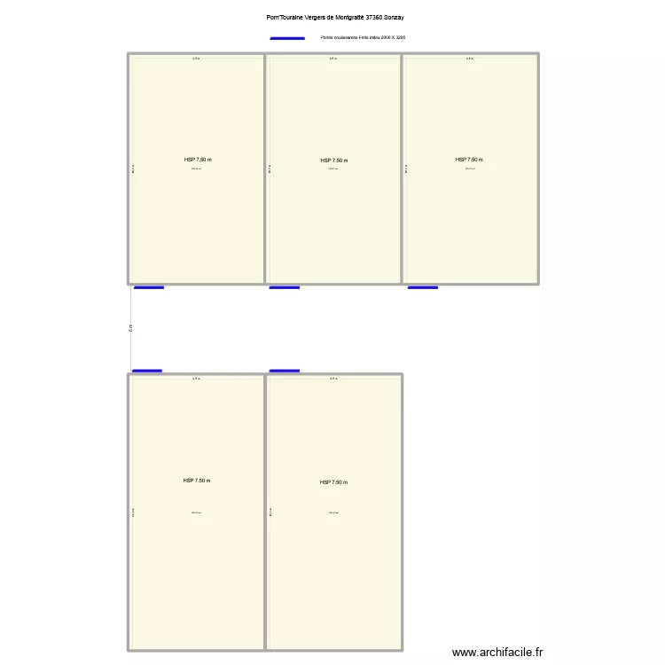Pom'Touraine Vergers de Montgratté 37360 Sonzay. Plan de 5 et 826 m² Pom'Touraine Vergers de Montgratté 37360 Sonzay. Plan de 5 et 826 m²