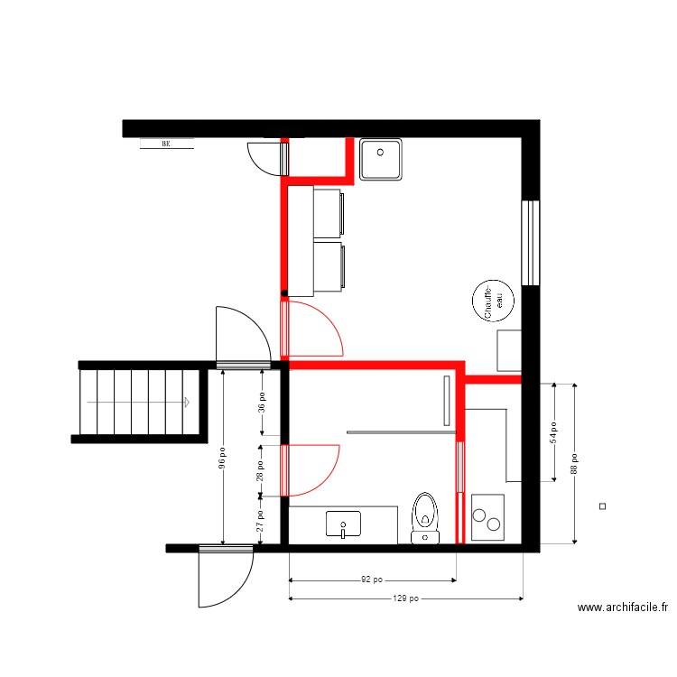 Vaness sdb. Plan de 0 pièce et 0 m2