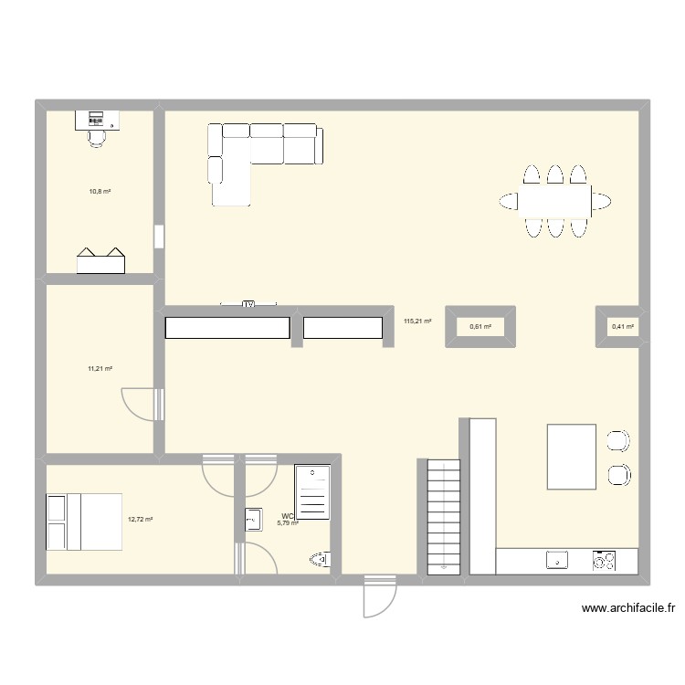 MAISOn 1. Plan de 0 pièce et 0 m2
