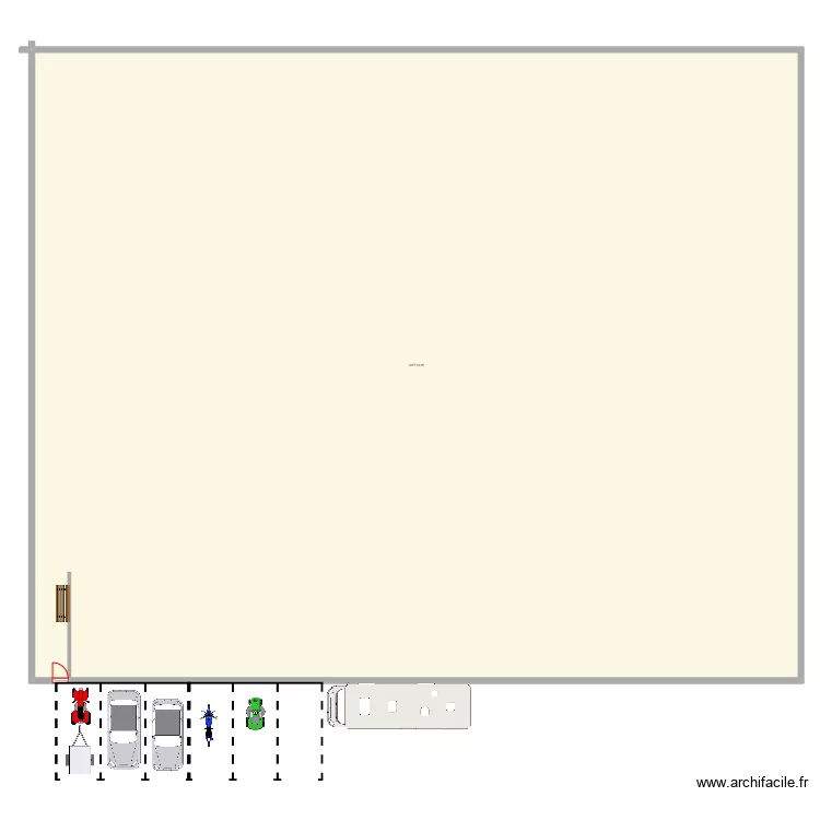 futur maison. Plan de 