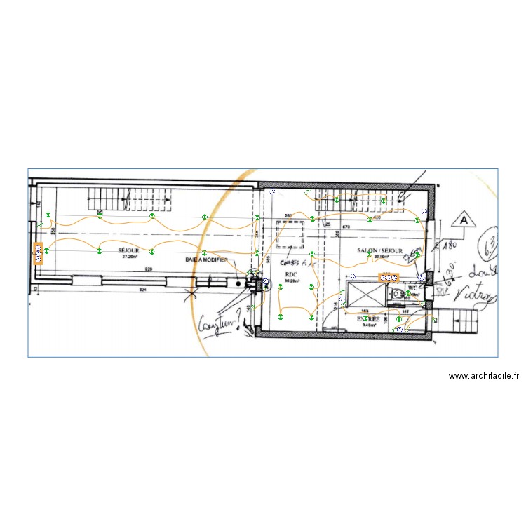 Darcel RDC. Plan de 0 pièce et 0 m2