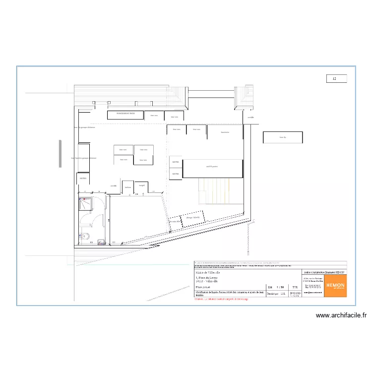 saquana etagev5. Plan de 
